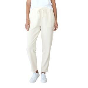 Tommy Bahama Silk Pants Ecru Women's Size Medium